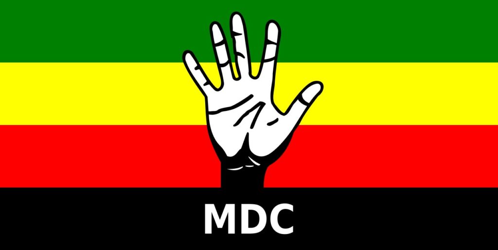 Logo of the MDC Party as it was from 1999 to 2005 after which it splintered